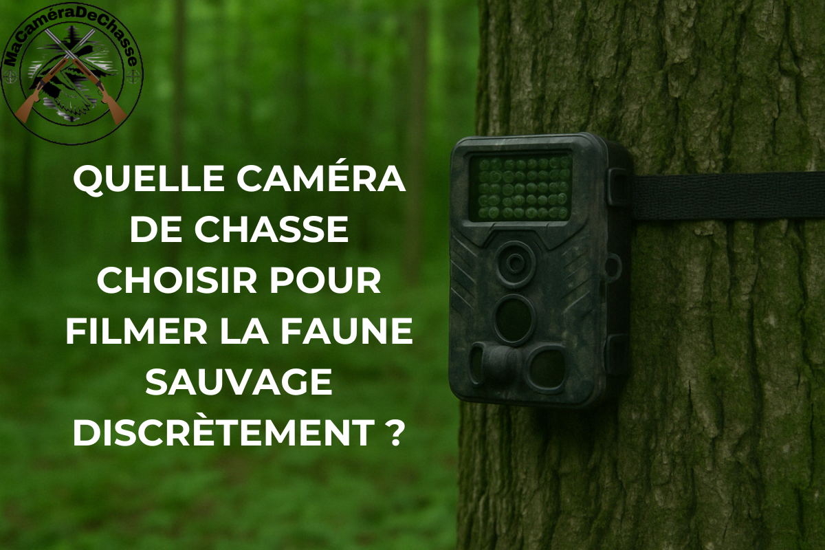 camera de chasse sur un arbre pour filmer la faune sauvage discretement