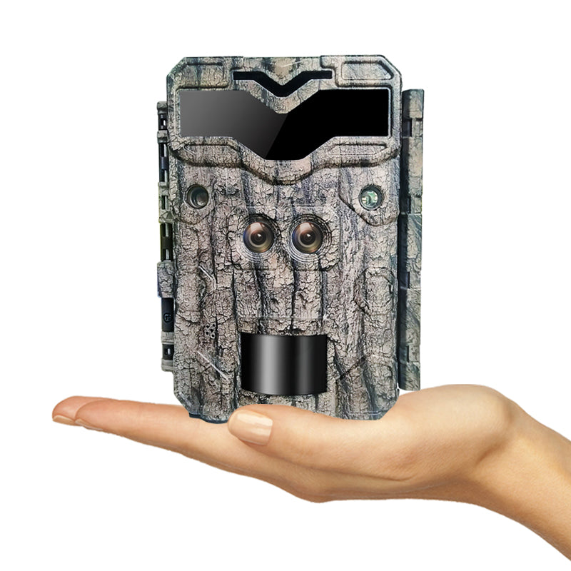Caméra de chasse KW698A 4K – Vision nocturne invisible & double capteur